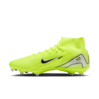 Nike Zoom Mercurial Superfly 10 Academy Grass/Artificial Grass Football Shoes (MG) Neon Yellow Black Silver