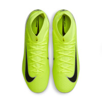 Nike Zoom Mercurial Superfly 10 Academy Gras / Kunstgras Voetbalschoenen (MG) Neongeel Zwart Zilver