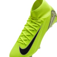 Nike Zoom Mercurial Superfly 10 Academy Grass/Artificial Grass Football Shoes (MG) Neon Yellow Black Silver