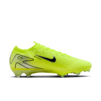 Nike Zoom Mercurial Vapor 16 Elite Gras Voetbalschoenen (FG) Neongeel Zwart Zilver