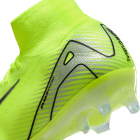 Nike Zoom Mercurial Superfly 10 Elite Artificial Grass Football Shoes (AG) Neon Yellow Black Silver