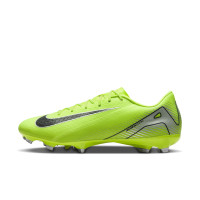 Nike Zoom Mercurial Vapor 16 Academy Grass/Artificial Grass Football Shoes (MG) Neon Yellow Black Silver