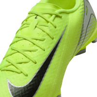 Nike Zoom Mercurial Vapor 16 Academy Grass/Artificial Grass Football Shoes (MG) Neon Yellow Black Silver