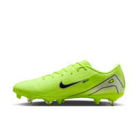 Nike Zoom Mercurial Vapor 16 Academy Iron Nop Football Shoes (SG) Anti-Clog Neon Yellow Black Silver