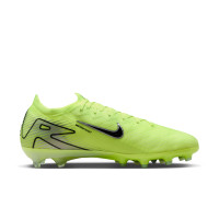 Nike Zoom Mercurial Vapor 16 Elite Artificial Grass Football Shoes (AG) Neon Yellow Black Silver