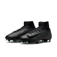 Nike Zoom Mercurial Superfly Pro 10 Grass Football Shoes (FG) Black Dark Green