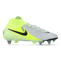 Nike Phantom Luna II Elite Iron Stud Football Shoes (SG) Pro Player Neon Yellow Silver Black