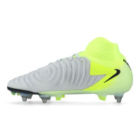 Nike Phantom Luna II Elite Iron Stud Football Shoes (SG) Pro Player Neon Yellow Silver Black