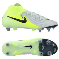 Nike Phantom Luna II Elite Iron Stud Football Shoes (SG) Pro Player Neon Yellow Silver Black