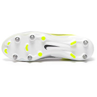 Nike Tiempo Legend 10 Elite Iron Stud Football Shoes (SG) Pro Player Silver Black Neon Yellow