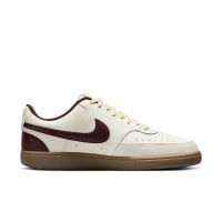 Nike Court Vision Sneakers Low Beige Bordeauxrood Bruin