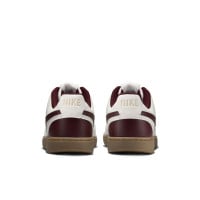 Nike Court Vision Sneakers Low Beige Bordeauxrood Bruin