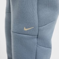 Nike Tech Fleece Joggingbroek Sportswear Kids Grijsblauw Lichtgeel Zwart