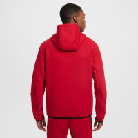 Nike Tech Fleece Tracksuit Sportswear Red Black