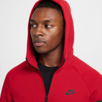 Nike Tech Fleece Tracksuit Sportswear Red Black