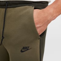 Nike Tech Fleece Joggingbroek Sportswear Donker Olijfgroen Olijfgroen Zwart