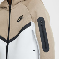 Nike Tech Fleece Sportswear Tracksuit Kids Beige White Black