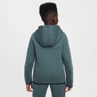 Nike Tech Fleece Sportswear Trainingspak Kids Donkergroen Zwart