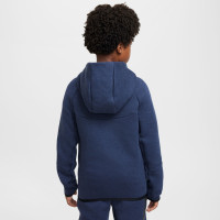 Nike Tech Fleece Vest Sportswear Kids Donkerblauw Zwart