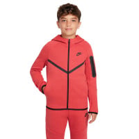 Nike Tech Fleece Vest Sportswear Kids Red Black