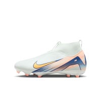 Nike Zoom Mercurial Superfly Academy 10 MDS Gras / Kunstgras Voetbalschoenen (MG) Kids Mintgroen Blauw Roze Goud