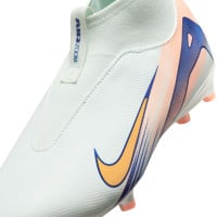 Nike Zoom Mercurial Superfly Academy 10 MDS Gras / Kunstgras Voetbalschoenen (MG) Kids Mintgroen Blauw Roze Goud