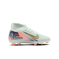 Nike Mercurial Superfly Club 10 MDS Gras / Kunstgras Voetbalschoenen (MG) Kids Mintgroen Blauw Roze Goud