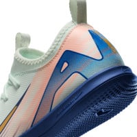 Nike Zoom Mercurial Vapor Academy 16 MDS Indoor Football Boots (IN) Kids Mint Green Blue Pink Gold