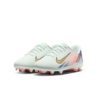 Nike Mercurial Vapor Club 16 MDS Gras / Kunstgras Voetbalschoenen (MG) Mintgroen Blauw Roze Goud