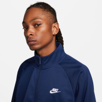 Nike Club Full-Zip Tracksuit Dark Blue