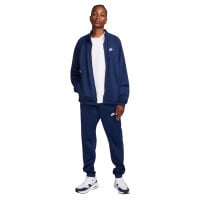 Nike Club Full-Zip Tracksuit Dark Blue