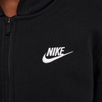 Nike Sportswear Club Fleece Trainingspak Hooded Full-Zip Kids Zwart Wit