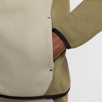 Nike Tech Fleece Sportswear Vest Olive Green Beige Black