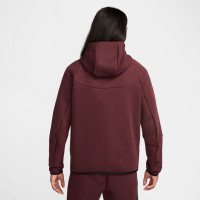 Nike Tech Fleece Sportswear Tracksuit Burgundy Black