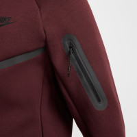 Nike Tech Fleece Sportswear Tracksuit Burgundy Black