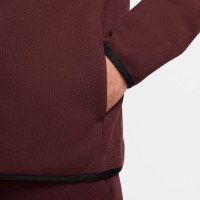 Nike Tech Fleece Sportswear Tracksuit Burgundy Black