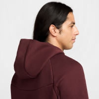 Nike Tech Fleece Sportswear Tracksuit Burgundy Black