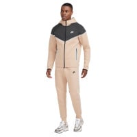 Nike Tech Fleece Vest Sportswear Beige Donkergrijs Zilver Zwart