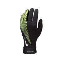 Nike Therma-Fit Academy Kids Gloves Black Neon Yellow White