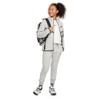 Nike Tech Fleece Sportswear Tracksuit Kids Light Grey Black