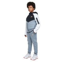 Nike Tech Fleece Joggingbroek Sportswear Kids Grijsblauw Lichtgeel Zwart