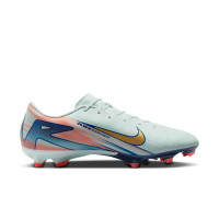 Nike Zoom Mercurial Vapor Academy 16 MDS Gras / Kunstgras Voetbalschoenen (MG) Mintgroen Blauw Roze Goud