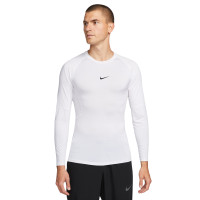 Nike Ondershirt Pro Lange Mouwen Wit Zwart