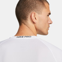 Nike Ondershirt Pro Lange Mouwen Wit Zwart