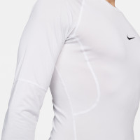 Nike Ondershirt Pro Lange Mouwen Wit Zwart