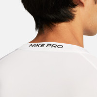 Nike Ondershirt Pro Korte Mouwen Wit Zwart