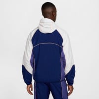 Nike Repel Strike Woven Tracksuit Full-Zip Dark Blue Off-White Purple Light Orange