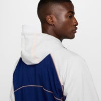 Nike Repel Strike Woven Tracksuit Full-Zip Dark Blue Off-White Purple Light Orange