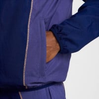 Nike Repel Strike Woven Tracksuit Full-Zip Dark Blue Off-White Purple Light Orange