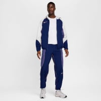 Nike Strike+ Woven Trainingsbroek Donkerblauw Paars Lichtoranje